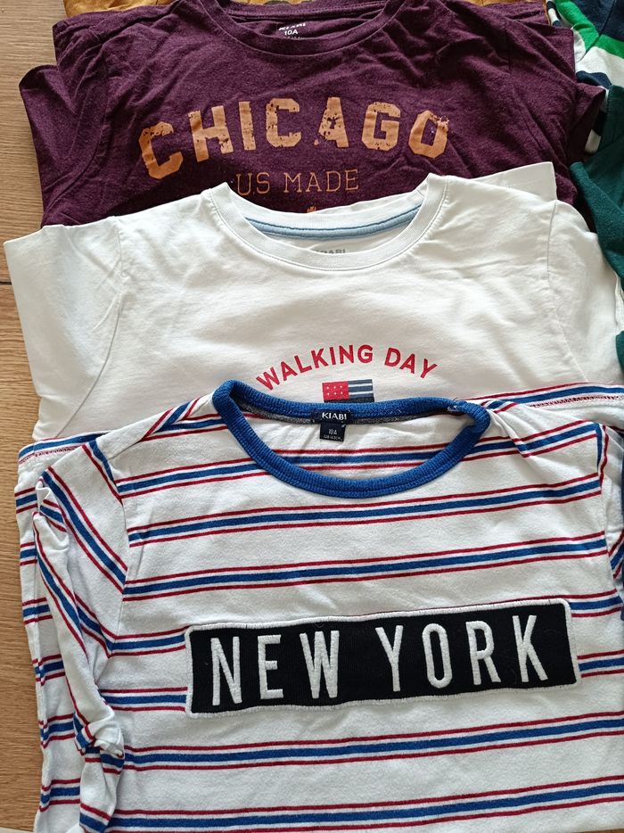 Lot tee shirts manches longues garçon 10 ans - photo numéro 3