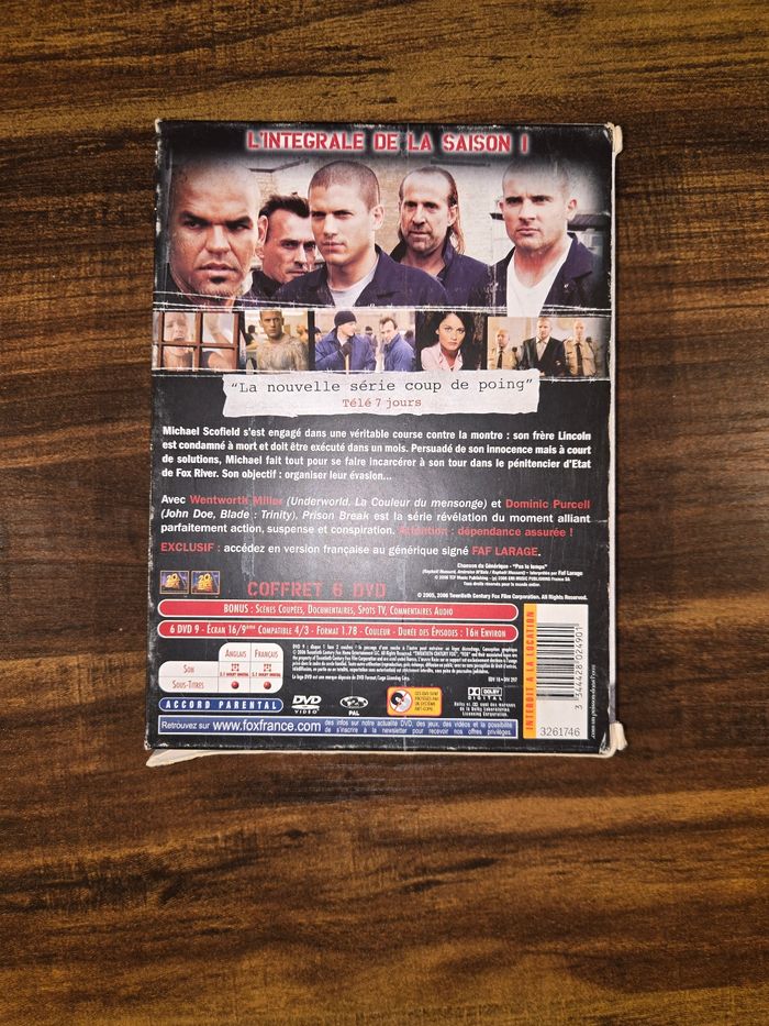 Coffret dvd film prison break saison intégrale - photo numéro 2