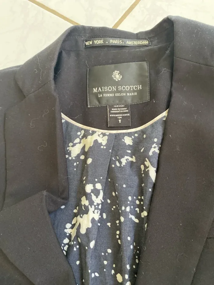 Veste blazer noir - photo numéro 2