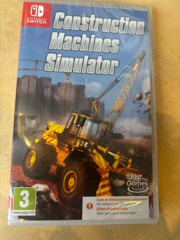 Construction machines simulator switch