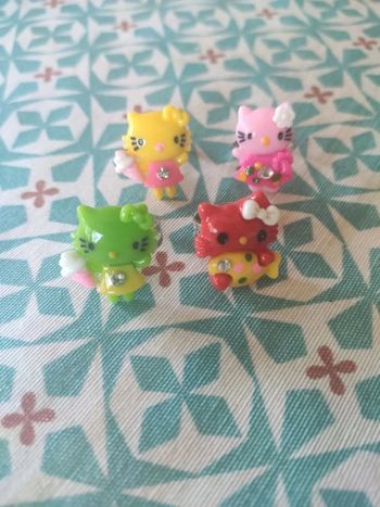 Bague réclables Hello Kitty