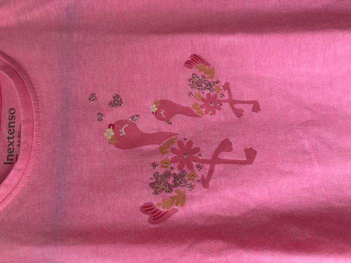 lot 2 Tee-shirts fille 18 mois - photo numéro 7