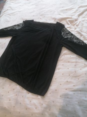 Blouse strass