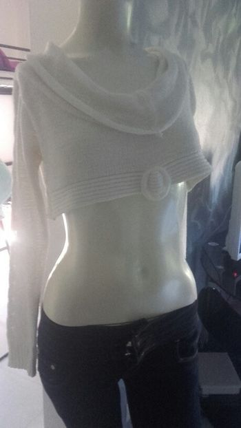 Crop top en maille état neuf