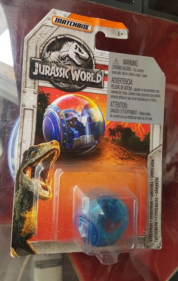 Véhicule jouet capsule voiturette jurassic world park new sealed