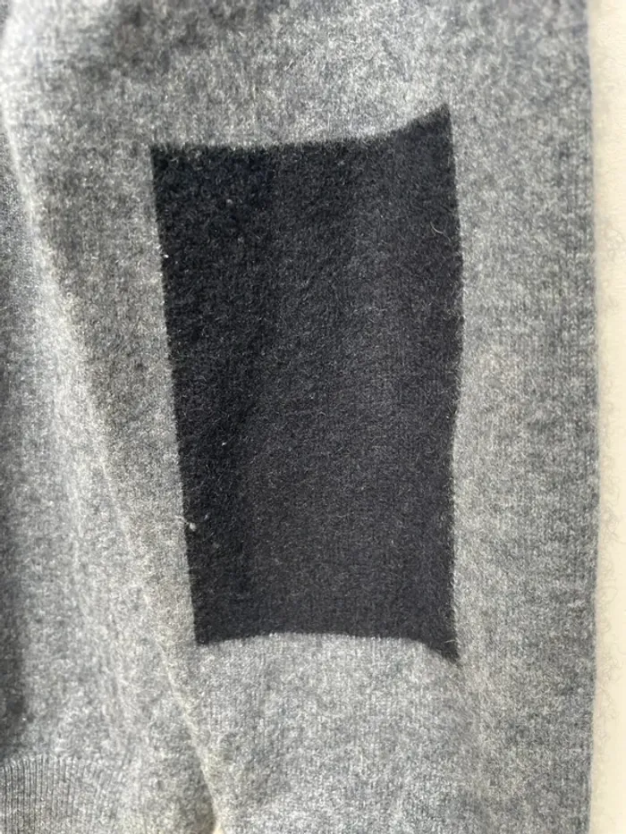 Bonobo pullover V-neck grey 100% cashmere Womens XL - photo numéro 8