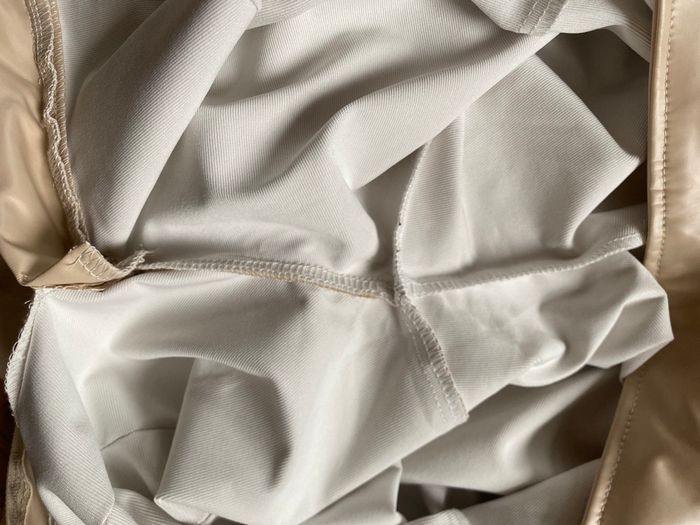 Similicuir écru état neuf Pantalon skinny Legging M - photo numéro 5