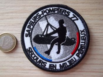 Seine-et-Marne sapeurs pompiers écusson collection secours périlleux