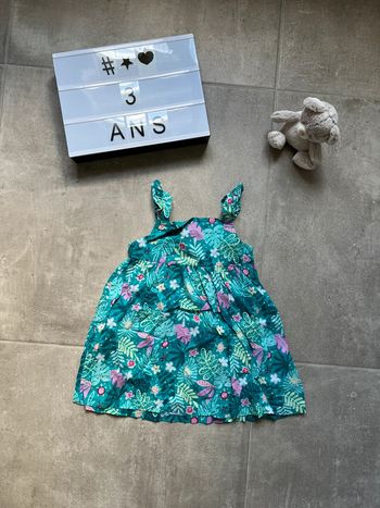 Robe turquoise