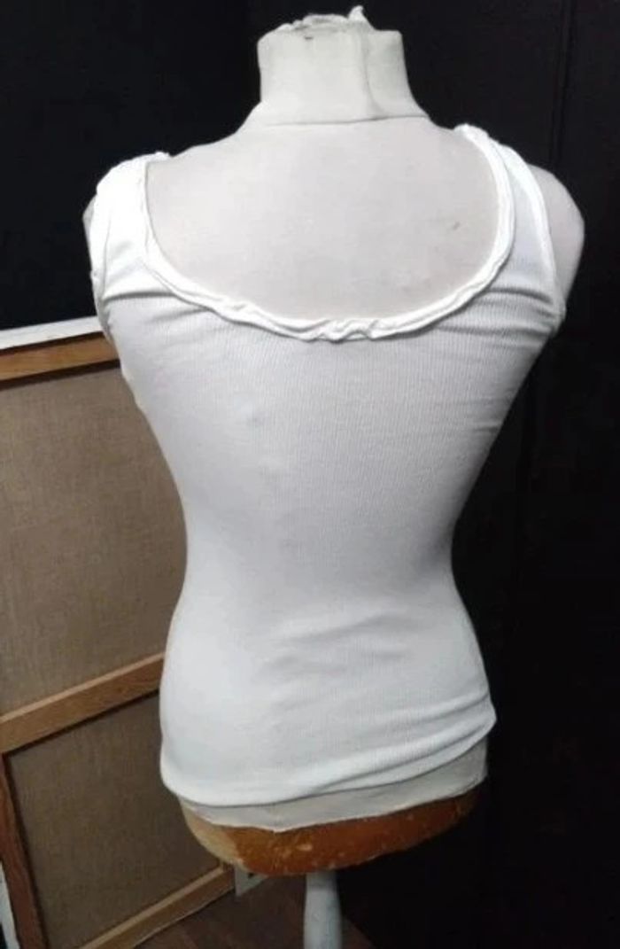 Débardeur blanc koby t 38 neuf - photo numéro 3
