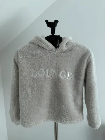 Pull sweat moumoute à capuche Lounge XS beige