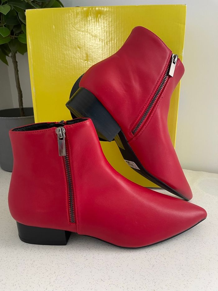 Bottines rouge Éram - photo numéro 2