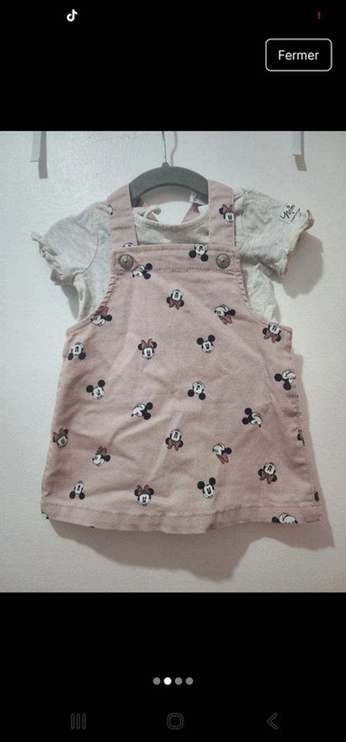 Robe effet jeans minnie - photo numéro 2
