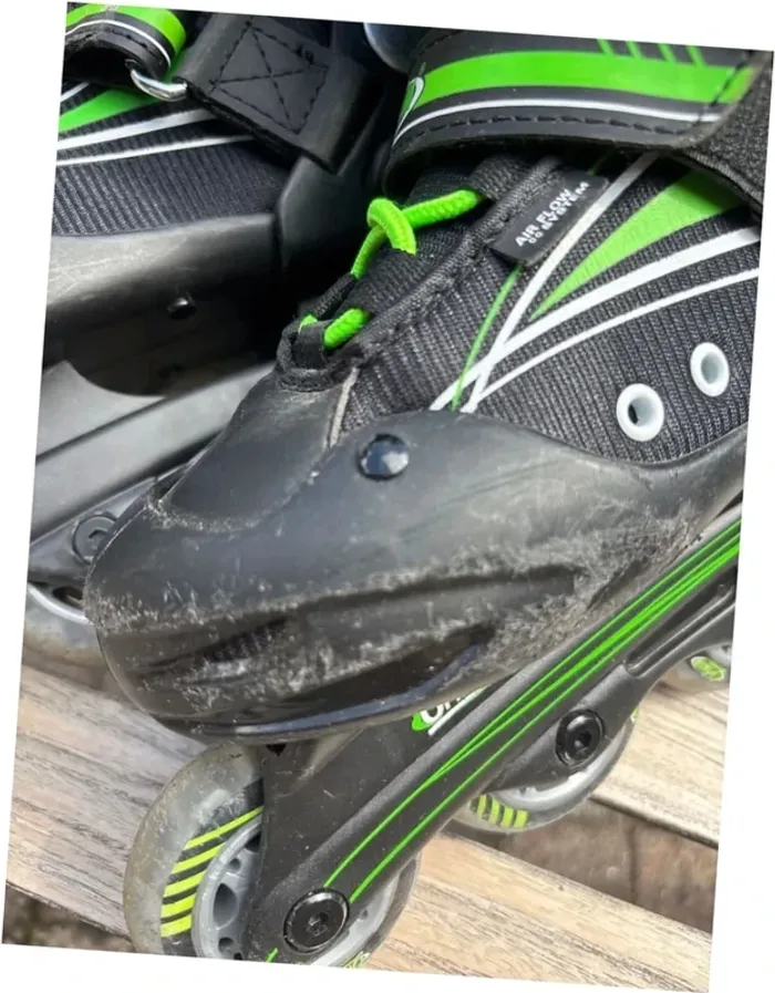 Patins à Roulettes Optimum - Taille Réglable 32 - 35 Idéaux pour Débuter ! - photo numéro 4