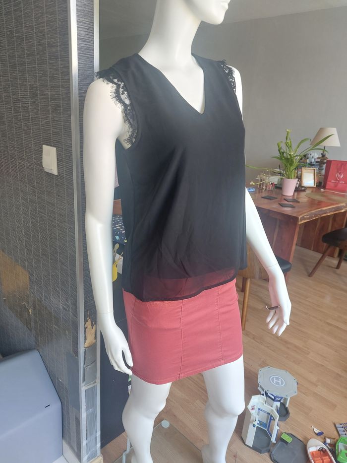 Top sans manches noir Vero Moda