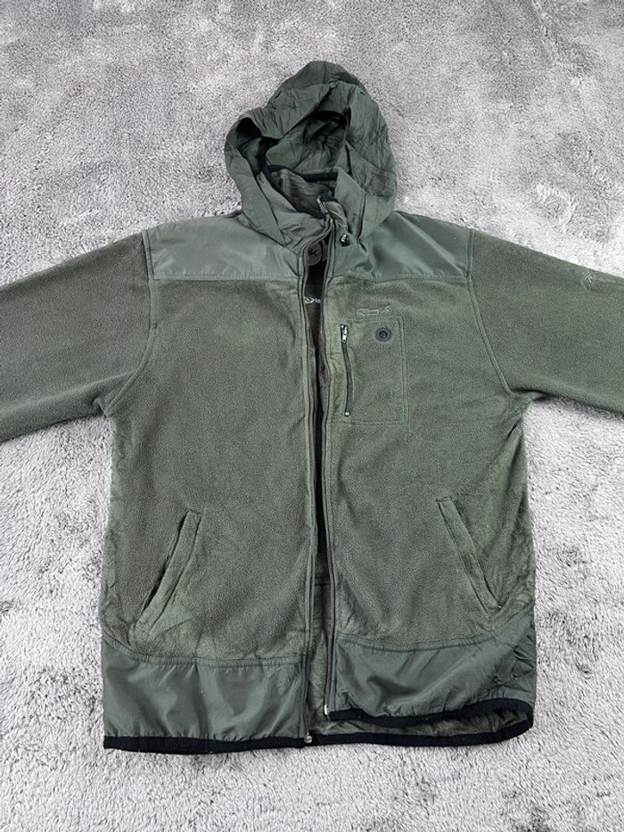 Veste polaire Reebok à capuche vert foncé Taille L – Homme - photo numéro 6