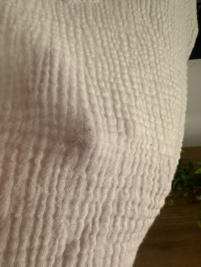 Blouse saharienne Zara blanche 5-6 ans - photo numéro 4