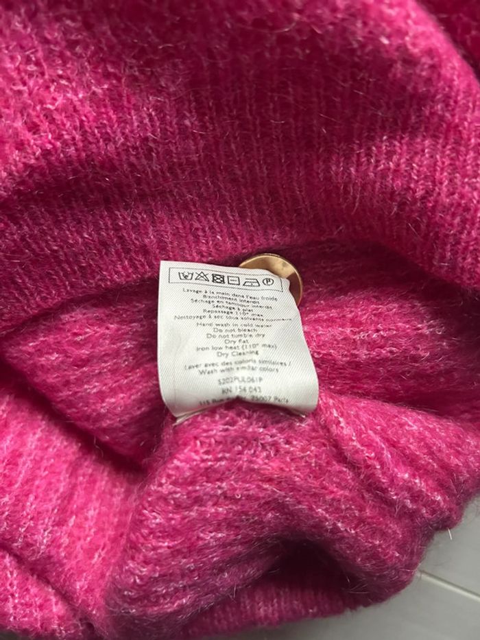 Maille Sézane Trudy fuchsia T. S - photo numéro 8