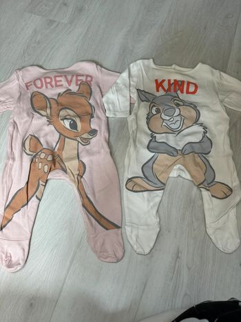 Lot 2 pyjamas légé Panpan& Bambi 6 mois