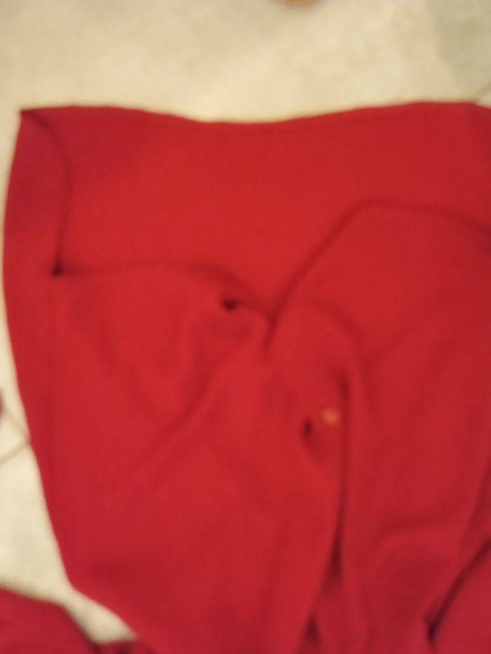 robe chemise rouge neuve étiquette achat just me - photo numéro 6