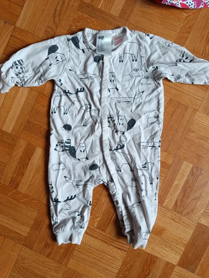 Pyjama manches longues H&M 68cm