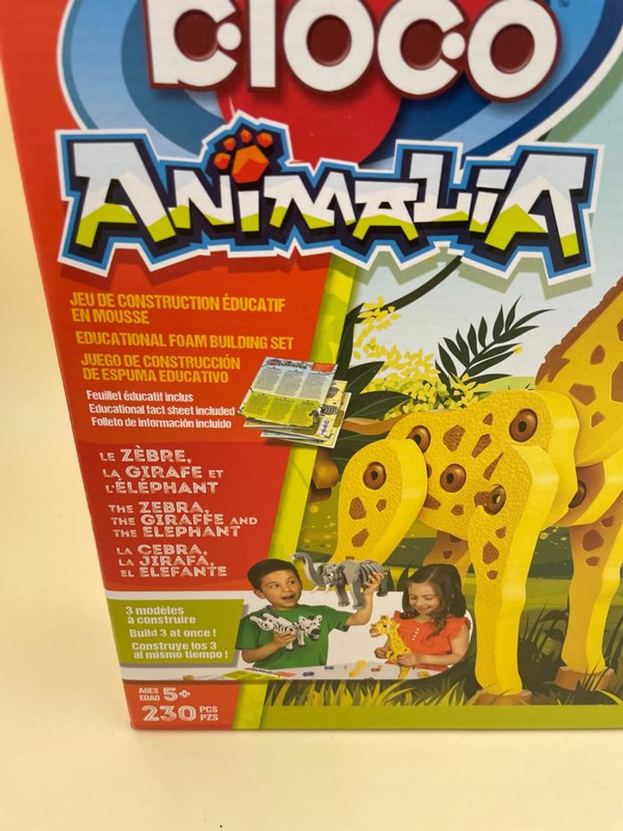 Jeu de construction éducatif en mousse Bloco Animalia 230 pièces neuf - photo numéro 4