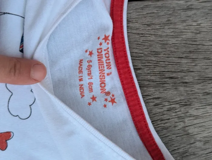 Tee-shirt manches longues Young dimensions 5 ans - photo numéro 2