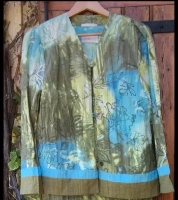Veste cardigan fleurie 44/46