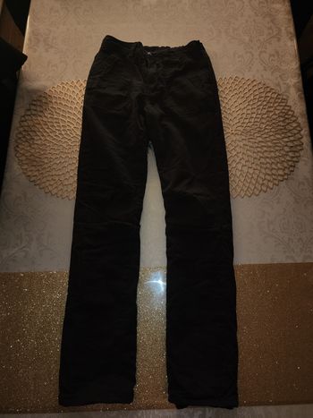 Pantalon noir doublé polaire 12 ans