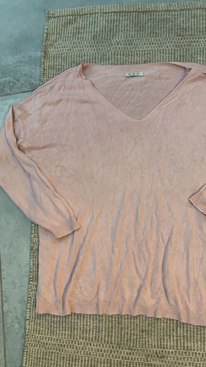 Pull rose pâle taille XL - photo numéro 4