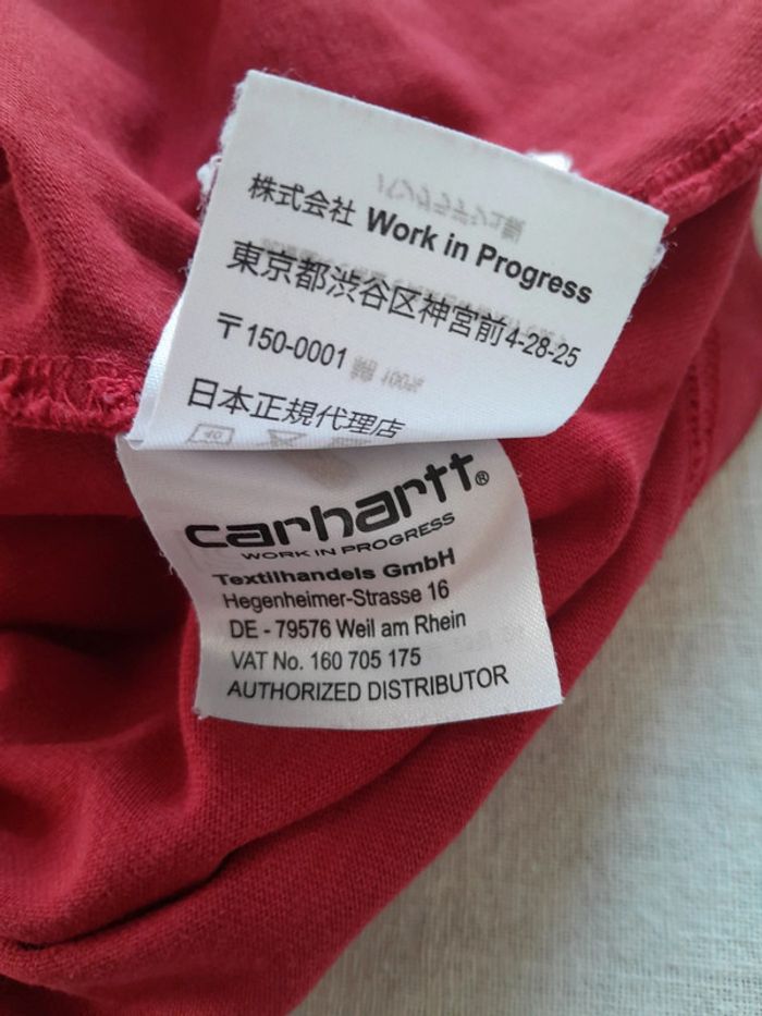 Tee shirt Carhartt brodé - photo numéro 5