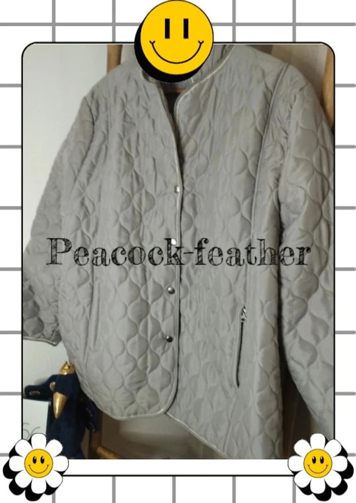 Blouson veste grise matelassée neuve 54/56 - photo numéro 2