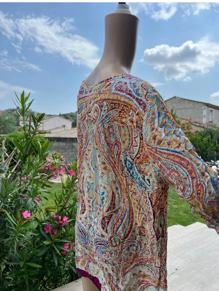 Superbe blouse/tunique graine de malice - taille L - photo numéro 4