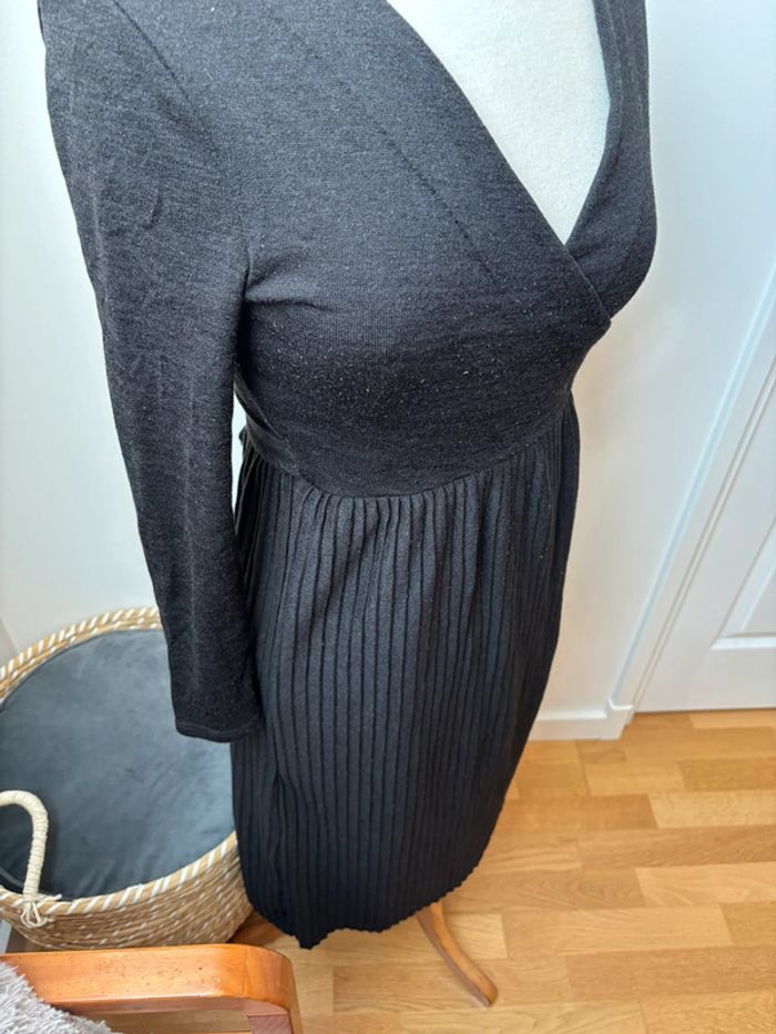 🖤 superbe robe croisé noire - Mango - M - photo numéro 4