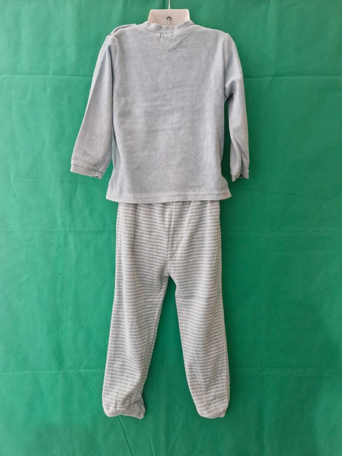 Pyjama 2 pièces ours & rayures 3 ans Tissaia - photo numéro 3