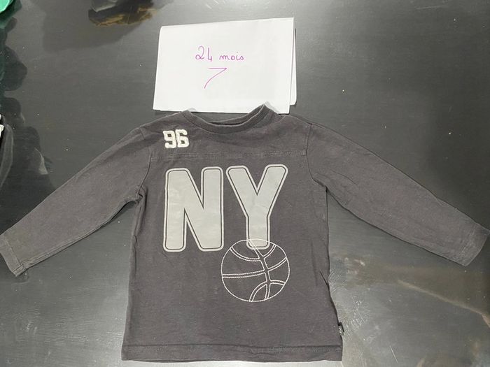 Haut manche longue garçon 24 mois