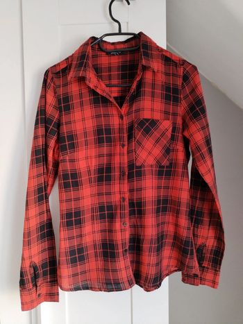 Chemise bûcheron rouge et noir