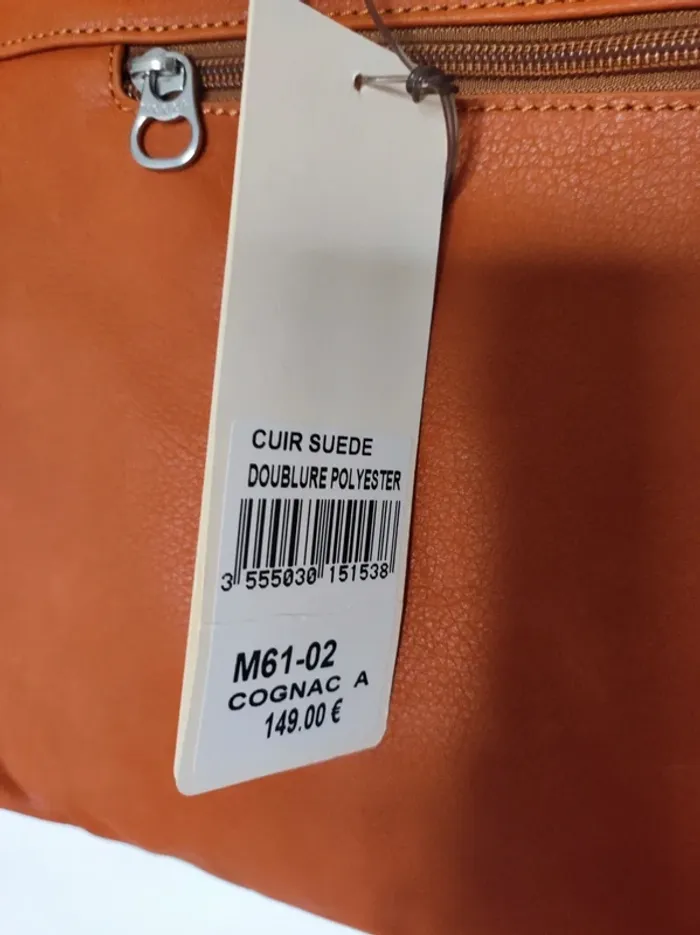 Sac en cuir Mocca - photo numéro 5