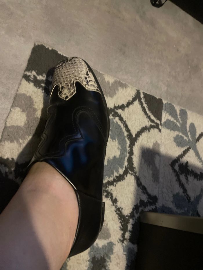 Bottines exclusives en cuir, noir - photo numéro 12