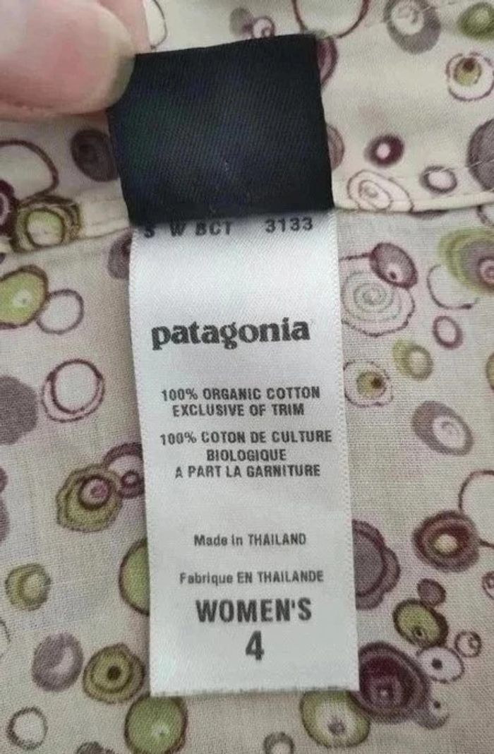 Chemisier d'été à motifs - Patagonia - taille M/L - photo numéro 4