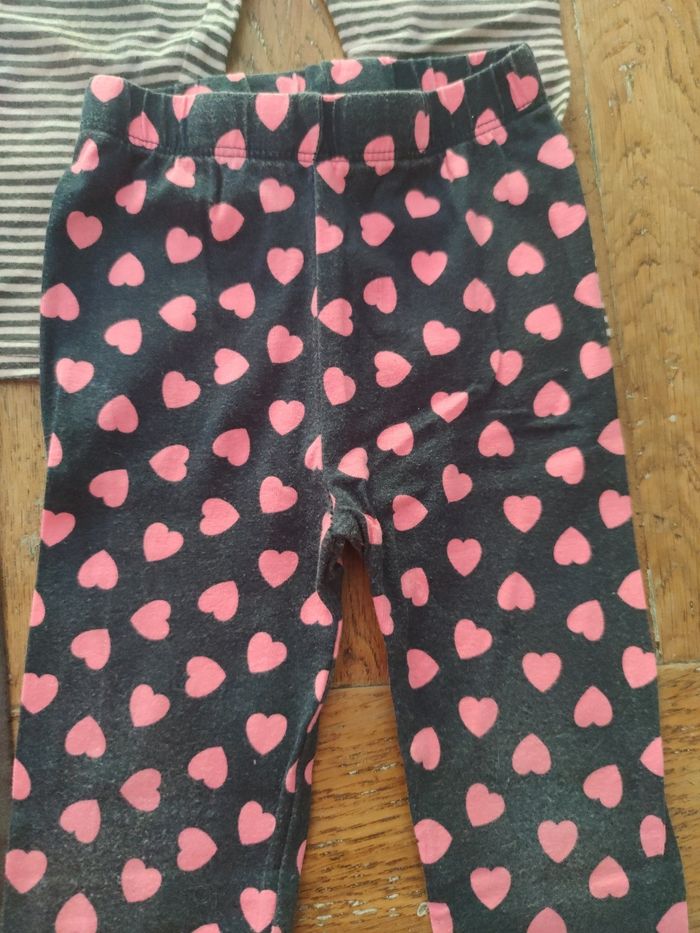 Lot 9 leggings 18 mois - photo numéro 2