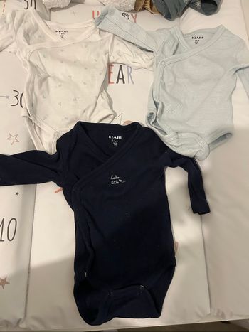 Lot de 3 bodies croisée