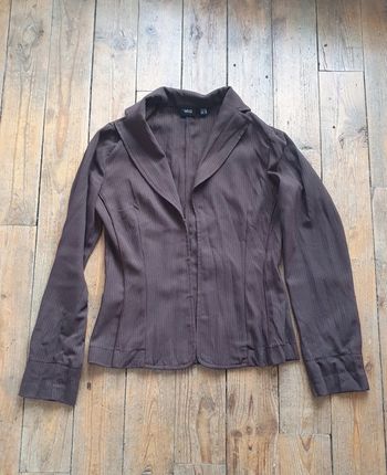 Veste marron blazer Mango XS