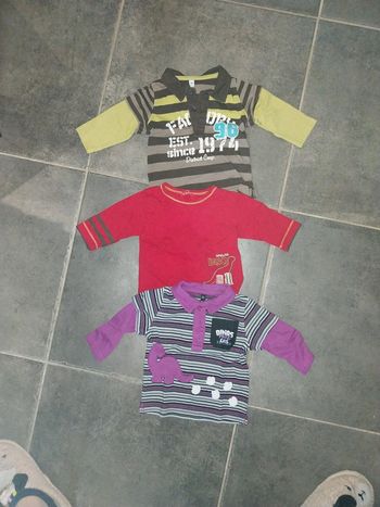 Lot Tee-shirt manches longues 6 mois