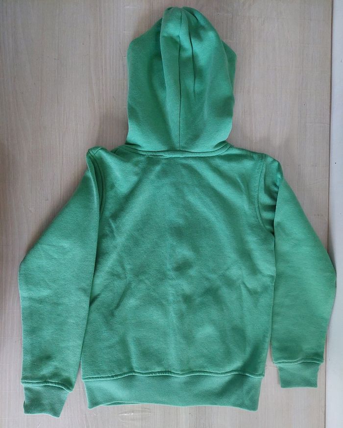 Veste à capuche verte garçon 7/8ans - photo numéro 3