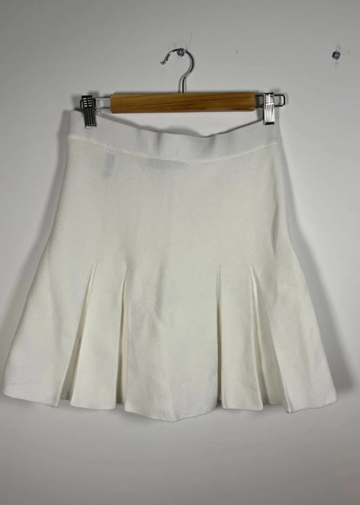 Jupe patineuse/de tennis blanche Zara - photo numéro 4