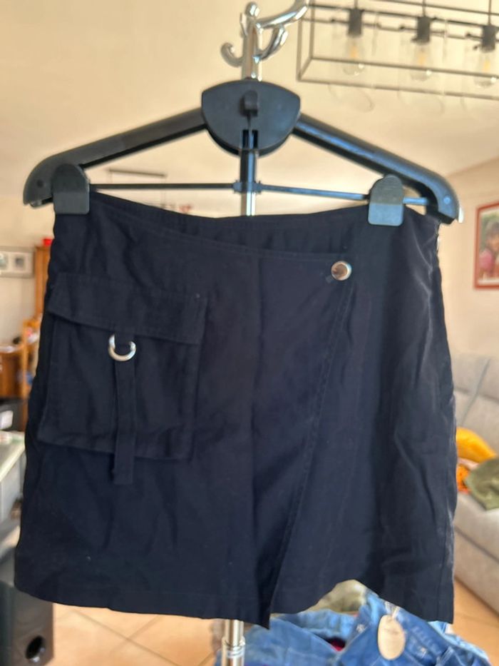 Jupe noire portefeuille ONLY