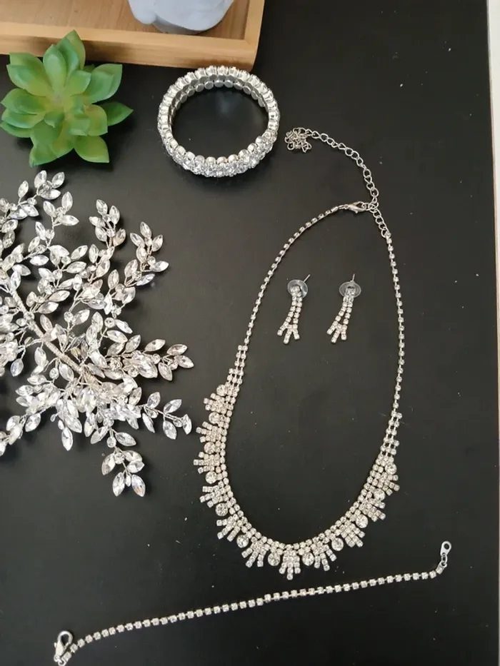 Lot bijoux et accessoires de cheveux Mariage🌿🎉