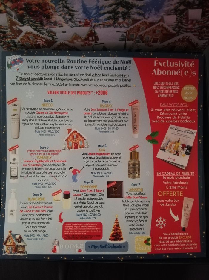 Biotyfull box bleu Noël neuve - photo numéro 3