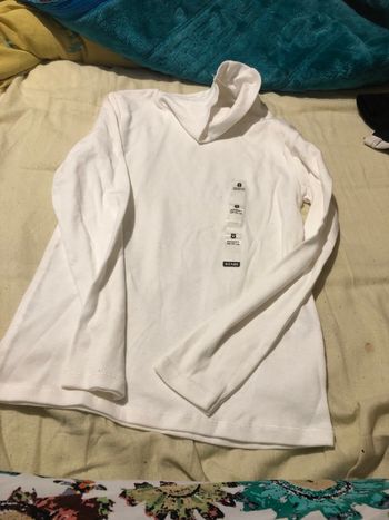 Sous pull blanc Kiabi neuf 